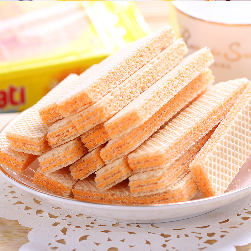 印尼进口丽芝士nabati奶酪威化饼干 三夫食品威化饼干