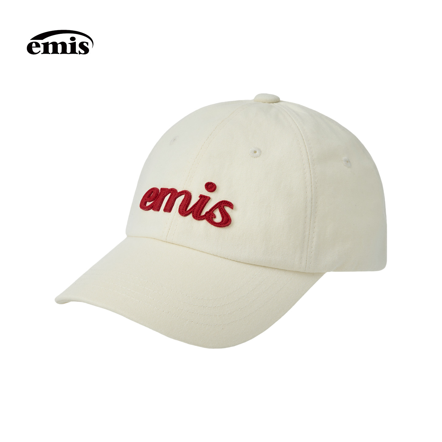韩国正品emis帽子贴花手写体棒球帽运动帽鸭舌帽男女百搭休闲软顶,淘宝优惠券,粉丝福利购,淘宝优惠卷