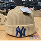 韩国正品MLB冬季刺绣大标毛线帽ny洋基队保暖针织帽男女冷帽BNM07