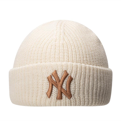韩国正品MLB帽子2025新款冬季NY针织帽保暖毛线帽男女百搭LA冷帽 - 图3