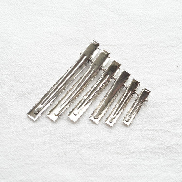 手工DIY发夹材料 发饰配件热卖 蝴蝶结夹子压夹边夹 鸭嘴夹方头夹 - 图3