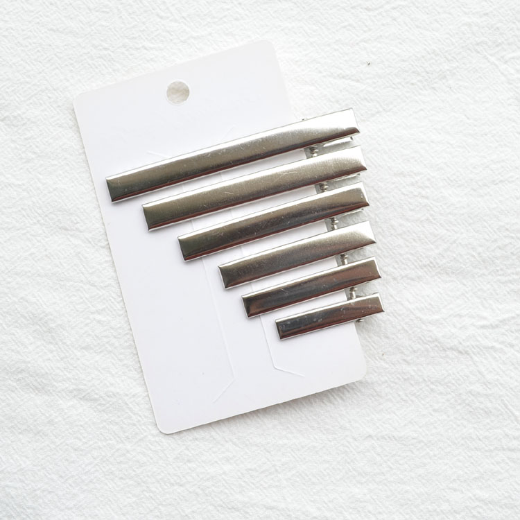 手工DIY发夹材料 发饰配件热卖 蝴蝶结夹子压夹边夹 鸭嘴夹方头夹 - 图0