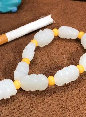 十八罗汉洒金皮新疆和田玉籽料