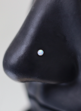 CC猪弟家 16G/18G mini澳宝钉 镜面抛光 钛合金包边耳钉鼻钉2.5mm