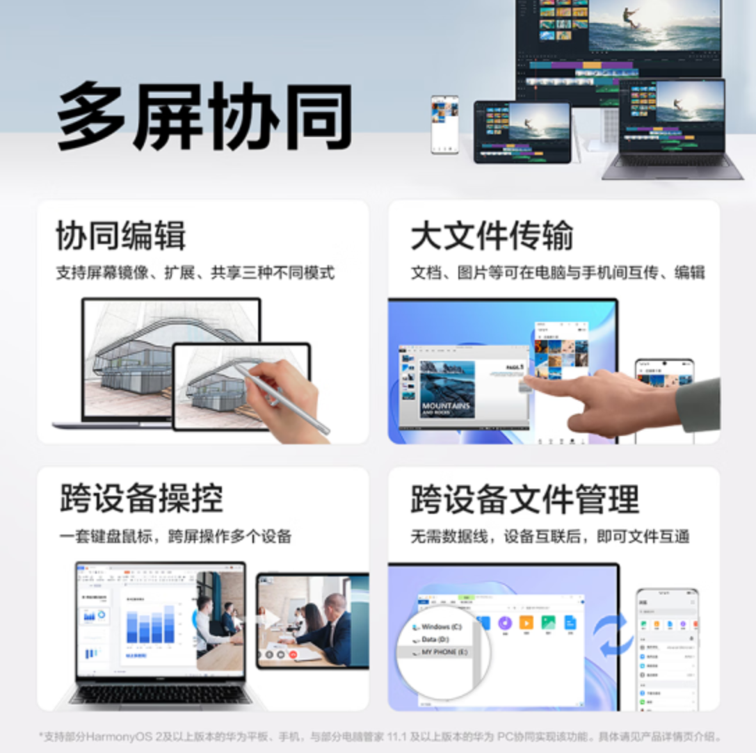 Huawei/华为 笔记本电脑 Matebook XPRO笔记本酷睿13代i7新品轻薄 - 图1