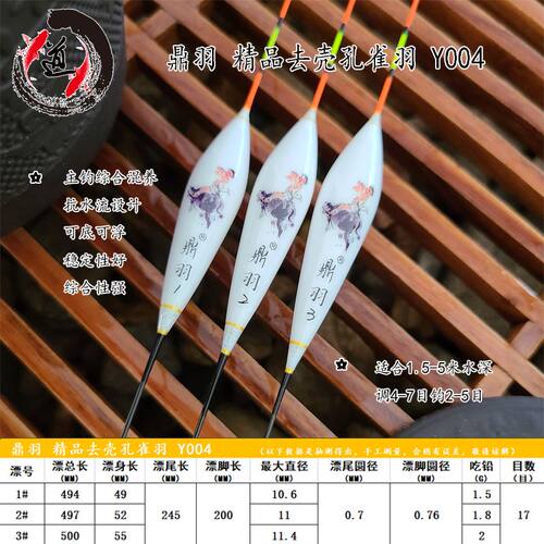 【天道竞技】 鼎羽系列灵敏度高孔雀羽浮漂  天道竞技精工坊 - 图2