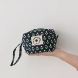 Ткань в форме цветка, кошелек, маленькая сумка через плечо, портативная сумка-органайзер, маленькая сумка клатч для школьников, пенал