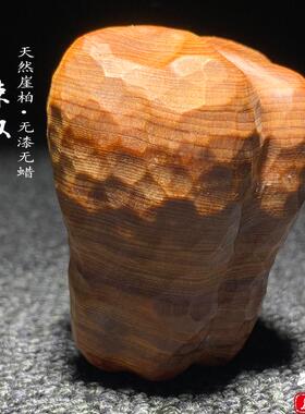 天然崖柏木雕青椒手把件装饰摆件