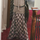 ກະໂປງ AZure ຝຣັ່ງ retro plaid