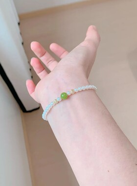 小红书同款新中式橄榄石手链