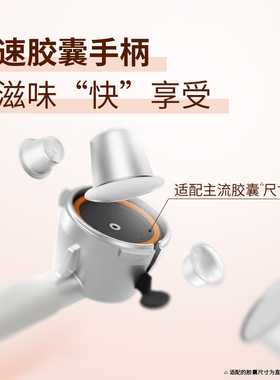 飞利浦家用半自动双手柄咖啡机