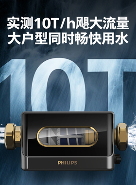 飞利浦全屋10T前置净水器反冲洗过滤家用自来水中央滤水器1881