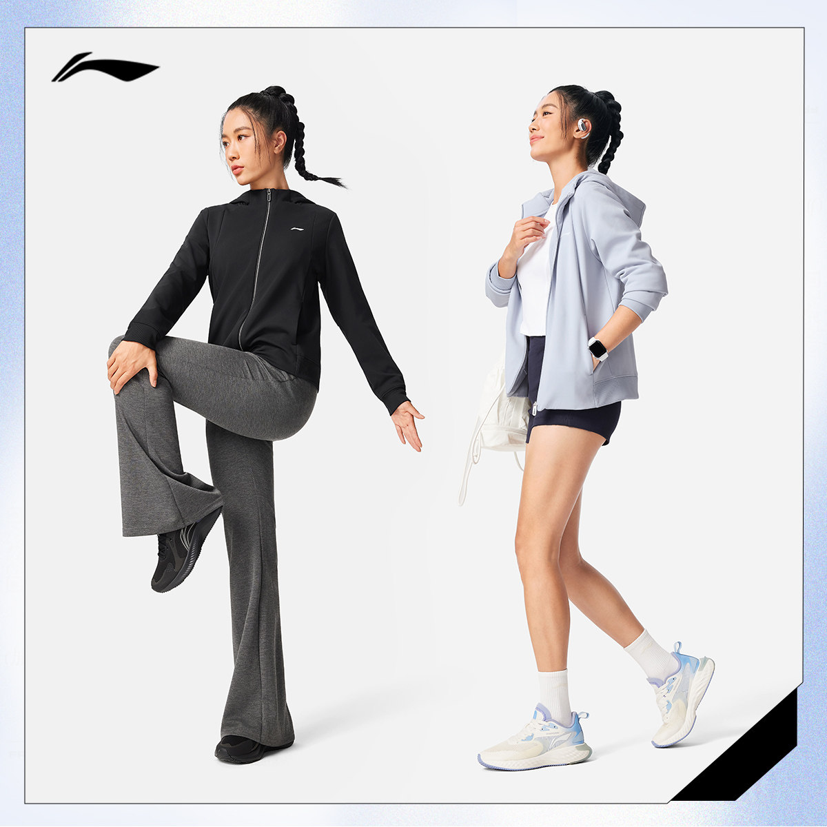 李宁外套女士新款健身系列连帽上衣冬季加绒保暖针织长袖运动服,淘宝优惠券,粉丝福利购,淘宝优惠卷