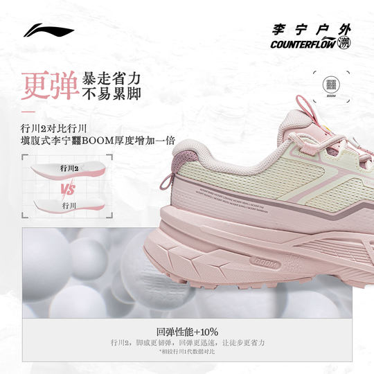 Li Ning outdoor CF retro Sichuan 2 hiking shoes for women