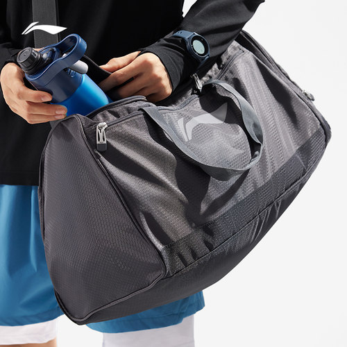 李宁行李包短途旅行包训练运动健身包男女大容量出差斜挎手提包 - 图2