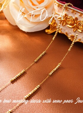 铜合金仿水晶项链 【柏荼】铜· 时尚高定 WX0705项链·中长