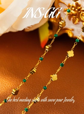 【INS·GG】雀 · 原创设计  lx3078 钛钢项链·中长