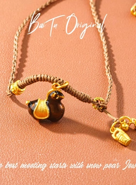 【柏荼】铜合金 轻奢手工 WX0143布艺项链·中长