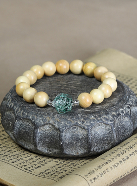 黄杨木手串男女款佛珠念珠手链