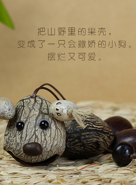 天然手工果壳挂铃种子音疗愈摇铃