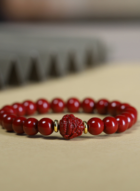 2025年蛇年十二生肖朱砂手串手饰