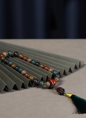 古法自制中草药香五行合香珠手串