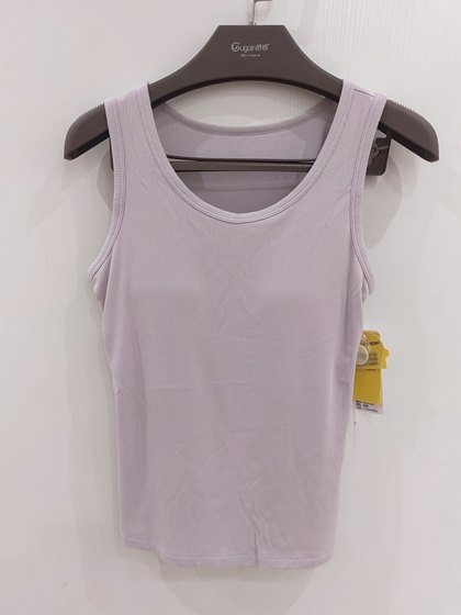 Menasultan 3564 women's summer camisole with chest pads, wide shoulders, plus fat large size bottoming top thread