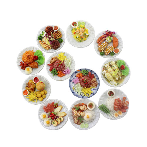 52DOLLHOUSE 微缩食玩场景模型 小布娃娃屋配件 迷你食物碟子T109 - 图3