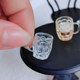 52dollhouse mini food play small cloth empty wine glass