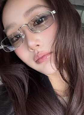 JENNIE同款墨镜女高级感小方框老钱风太阳镜防晒防紫外线2026新款