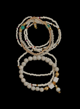 古着复古多层串珠手链