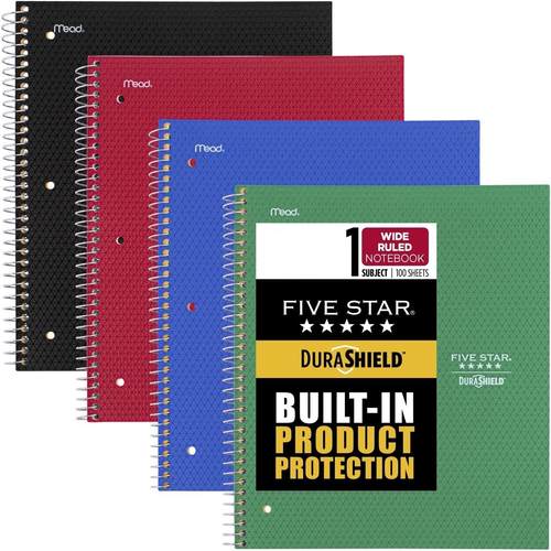 MEAD 1861 美德FIVE STAR美式三孔笔记本记事本27.9x21.5cm - 图3