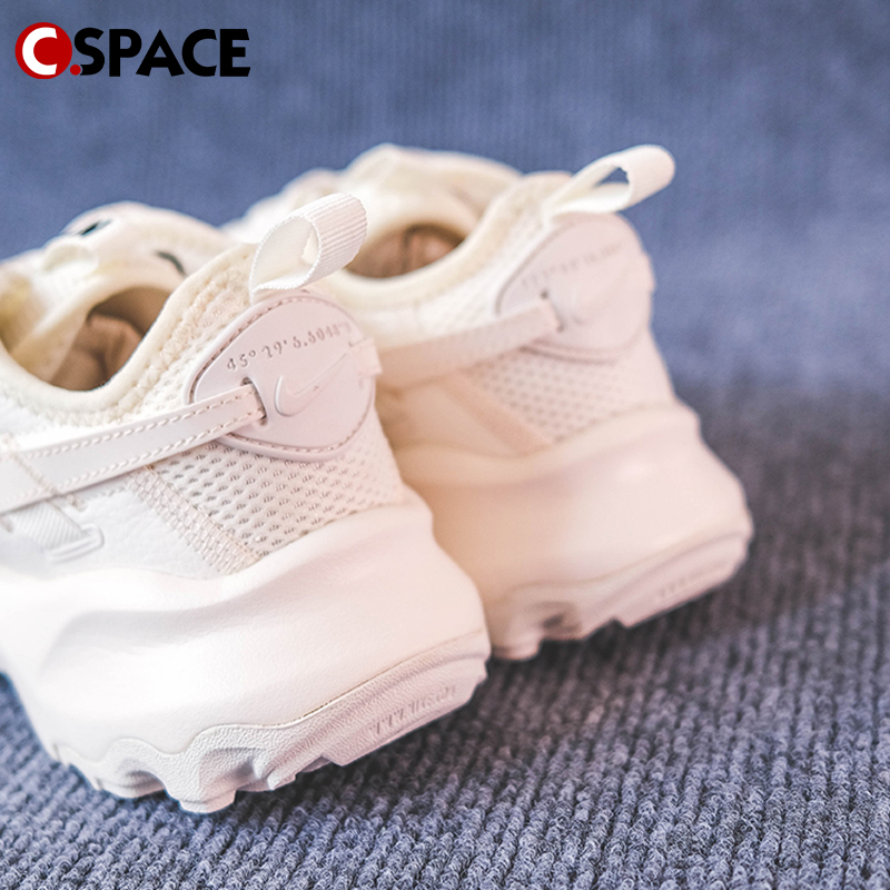 Cspace  Nike TC 7900 帆白 女款休闲运动跑步鞋 DD9682-100 - 图2