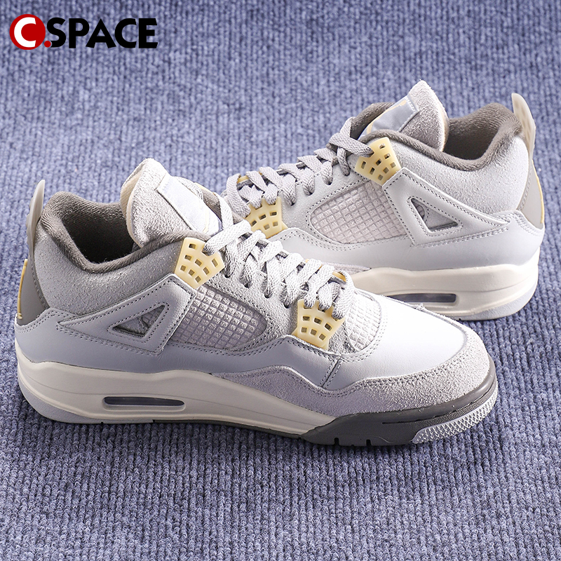 Cspace W Air Jordan 4 AJ4灰兔子 乔4水泥灰 篮球鞋 DV3742-021 - 图0