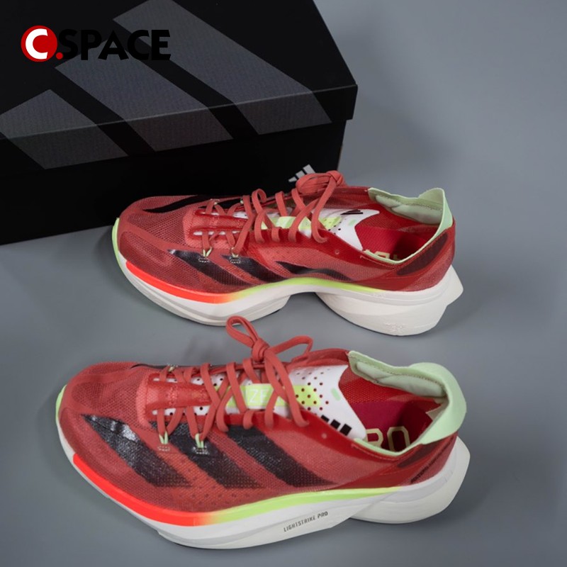 Cspace Adidas Adizero Adios Pro 3 红色低帮跑步鞋 IG6443 - 图2