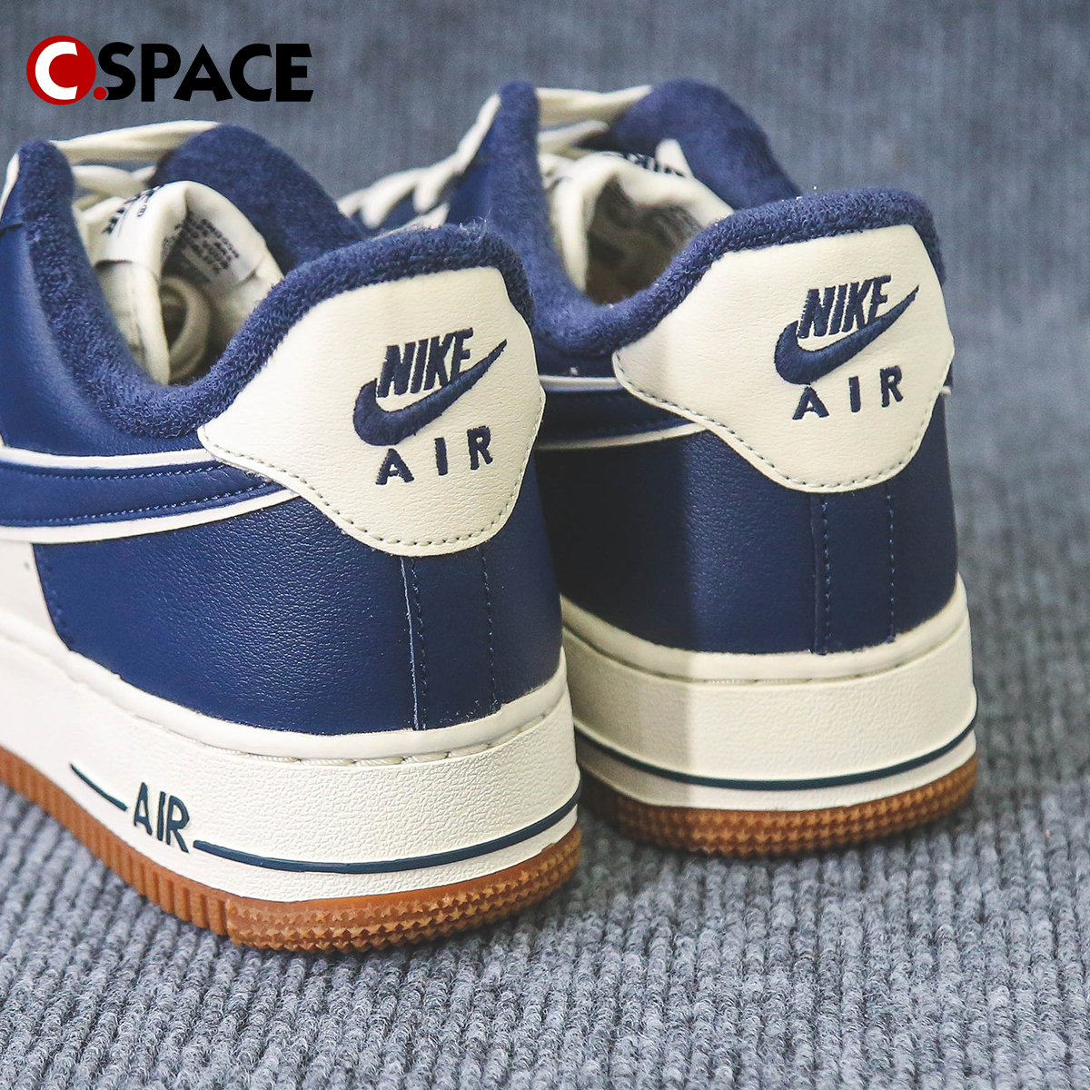 Cs Nike Air Force 1 Low AF1白蓝 生胶底休闲板鞋 DQ7659-101 - 图2