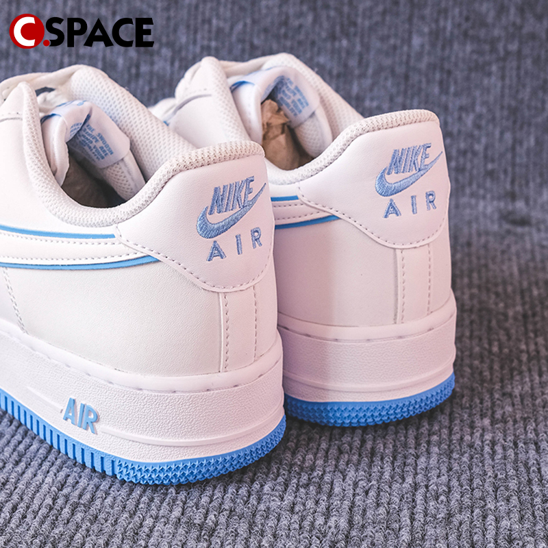 Cspace Nike Air Force 1 Low AF1大学蓝 低帮板鞋 DV0788-101 - 图2