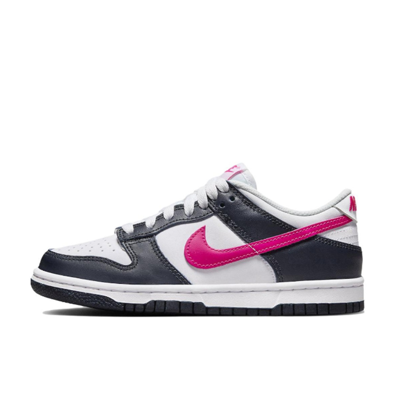 Cspace Nike Dunk Low 白黑粉 防滑耐磨休闲板鞋 FB9109-401 - 图3