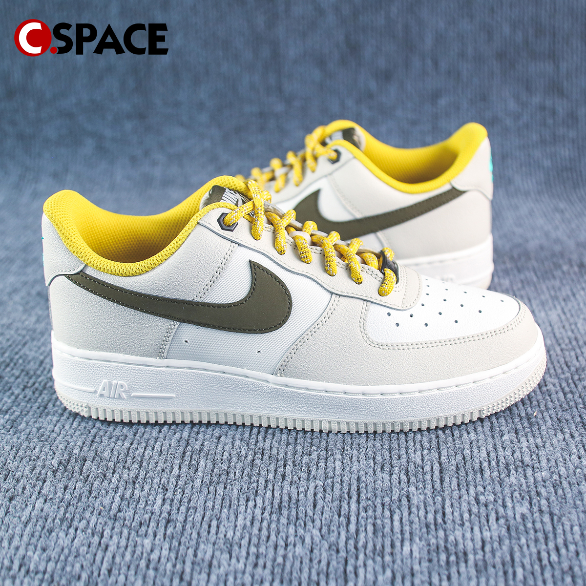 Cspace Nike Air Force 1 AF1白绿色 减震耐磨板鞋 FV3628-031 - 图0