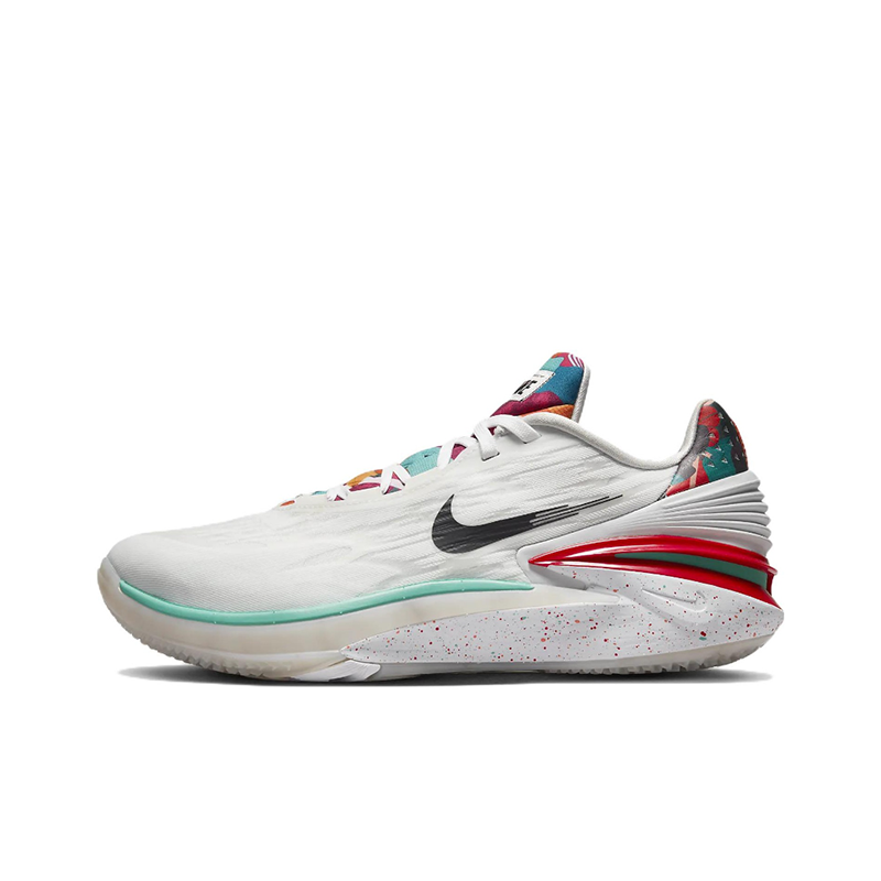Cspace ZC Nike Air Zoom G.T 2 白红绿兔年限定篮球鞋FD4321-101 - 图3