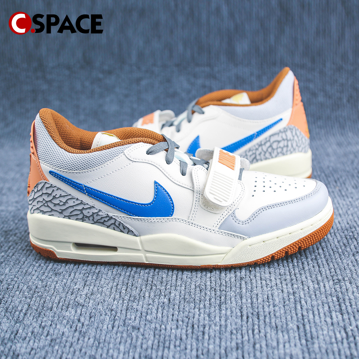 Cspace ZCP Air Jordan Legacy Low AJ312米灰蓝篮球鞋HF0746-041 - 图1