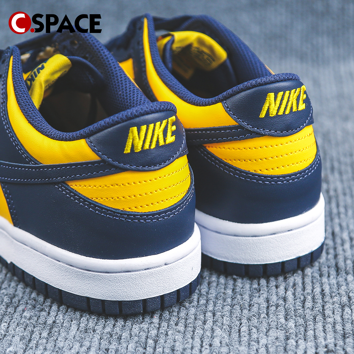 Cspace Nike Dunk Low Varsity Maize 密歇根 蓝黄 CW1590-700 - 图2