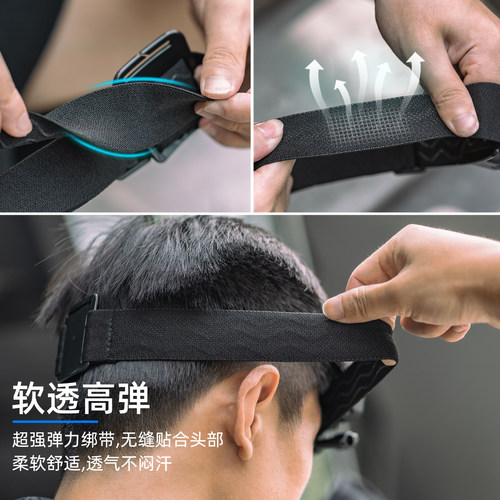 适用gopro影石insta360运动相机头带dji大疆action5pro第一人称视角固定支架acepro2 nano action6/4头戴配件 - 图2