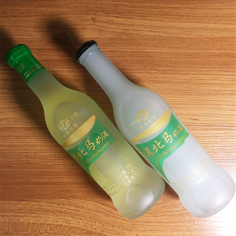 内蒙特产草原部落漠北马香甜酸甜发酵乳香型马奶酒11度275mlX6瓶 - 图1