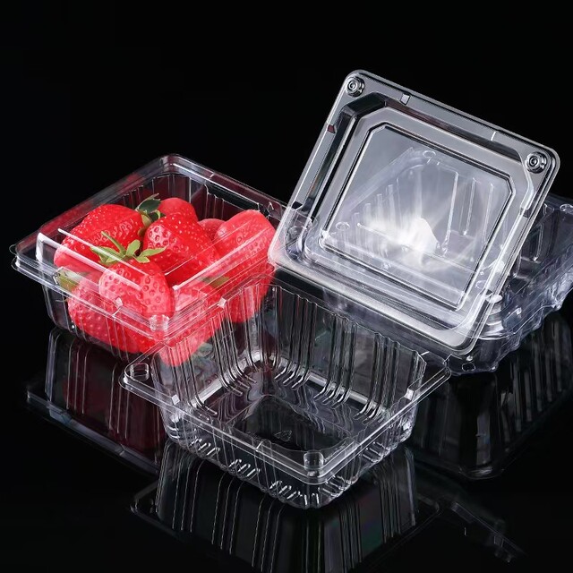 One Jin Jin of fruit box is equal to 0.5 kilogram, containing 500g, 300g buckle type, 250g strawberry blueberry box cherry tomato box fruit packaging