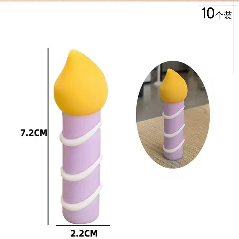 2025新款生日软胶蜡烛蛋糕装饰插件网红火苗数字蜡烛1插件摆件,淘宝优惠券,粉丝福利购,淘宝优惠卷