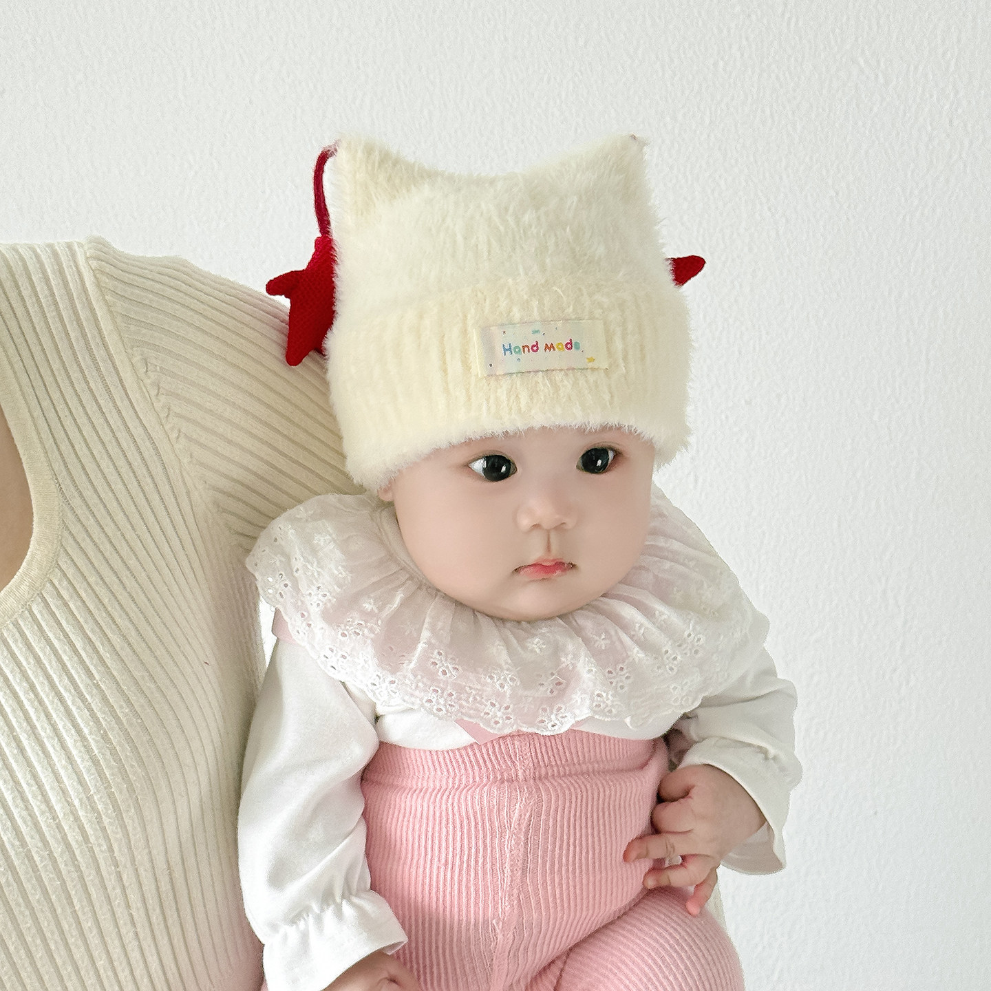 宝宝帽子秋冬季保暖加厚针织套头帽男女儿童韩版出游防风毛线帽潮,淘宝优惠券,粉丝福利购,淘宝优惠卷