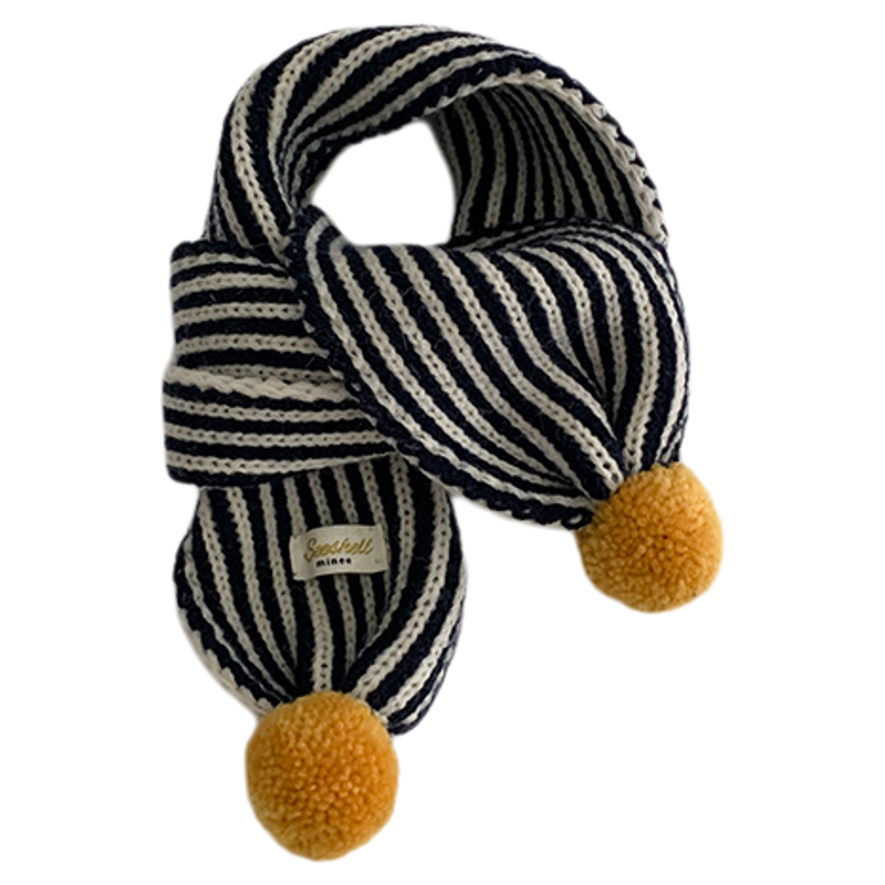 儿童围巾秋冬季保暖韩版条纹防风围脖男女宝宝出游针织毛线护脖潮,淘宝优惠券,粉丝福利购,淘宝优惠卷