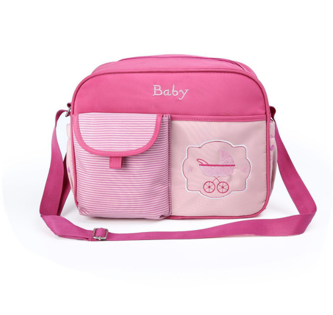 绣花卡通图案母婴中号单肩妈咪包 慈颜妈咪包/袋