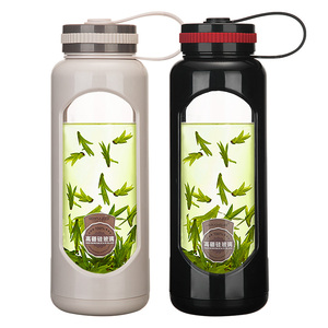 佳琪双层大容量玻璃水杯